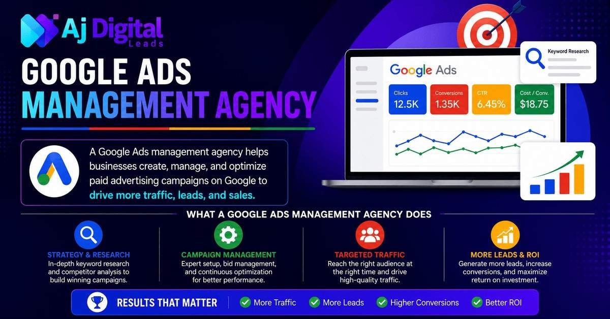 Google Ads Management Agency: The Ultimate Guide to Boosting ROI in 2026