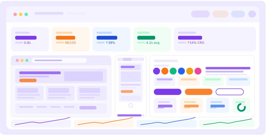 wordpress website design dashboard